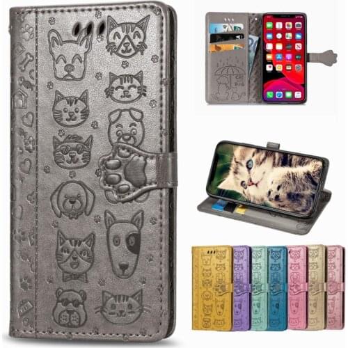 S10E Simple Dog Flip Wallet Case Book For armor Samsung S10E Carcaso Flamingo Luxury Cases Cove sFor Samsung Galaxy case S10E