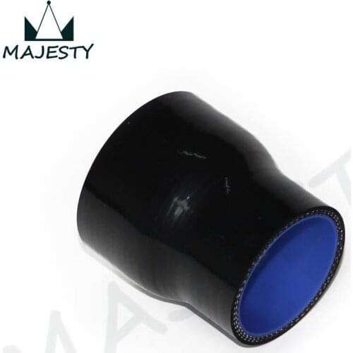 Brand New 2.25" to 2.5" Straight Reducer Silicone Turbo Hose Coupler 57mm - 64mm black