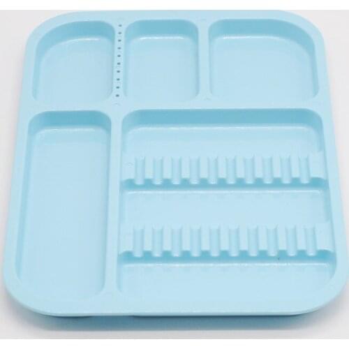 Dental Chair Tray Divided Separate Type Plastic Instrument Autoclavable