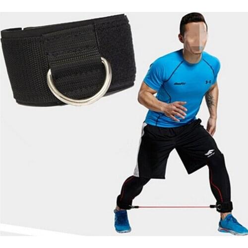 Exercise Fitness Ankle Strap Belt Leg Strength Muscle Training Pull Band Bandage With D Ring Buckle Safety Leg Tool For Training