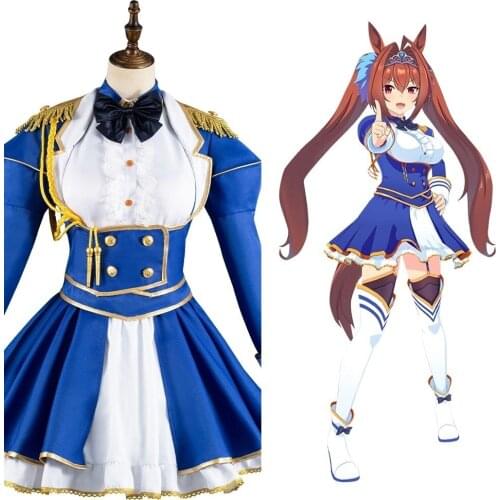 Umamusume Pretty Derby Cosplay Daiwa Scarlet Dress Cosplay Costume Halloween Carnival Dress Full Suit