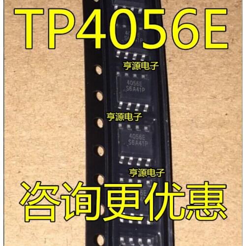 10PCS TP4056 TP4056E 4056E 1A SOP-8