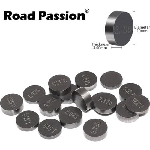 Road Passion 110pcs Motorcycle 10mm 10 mm Diameter Valve Shims For Harley V-Rod Street Night Rod Special
