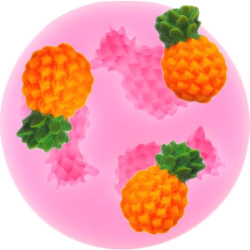 3D Pineapple Silicone Fondant Molds Cake Decorating Tools DIY Craft Soap Resin Mold Cupcake Candy Clay Chocolate Gumpaste Moulds