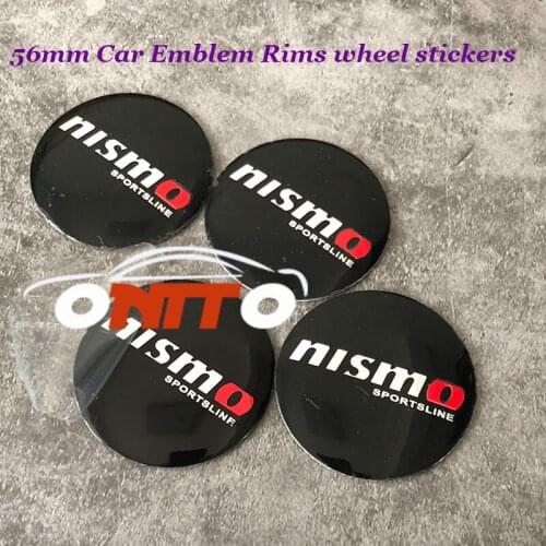 4pcs/lot Car-styling 64mm For Nismo Auto logo badge emblem caps For Teana Sylphy Qashqai Livina Tiida Wheels covers Car Styling