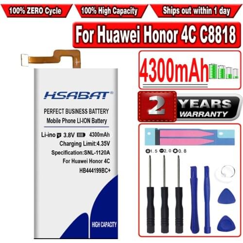 HSABAT HB444199EBC+ 4050mAh Battery for Huawei Honor 4C C8818 CHM- CL00 CHM-TL00H CHM-UL00 chm-u01 G Play Mini