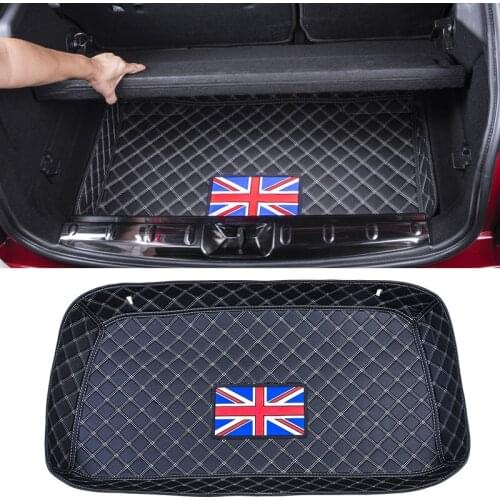 Car waterproof Trunk mat luggage compartment trim Rear storage box protection decoration For BMW MINI COOPER F54 F55 F56 F60 R60