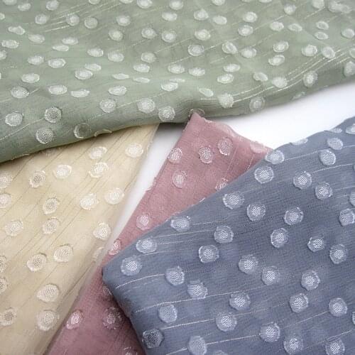 Metallic Chiffon Swissdot Shiny Dress Fabric Cosplay Dress Soft DIY Fabric Qualified Skirt Blouse Fabric