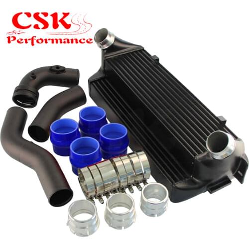 Bolt On FMIC Racing Front Mount Intercooler W/ Aluminum Pipe Kit Fits For B*MW 1/2/3/4 Series F20 F22 F32
