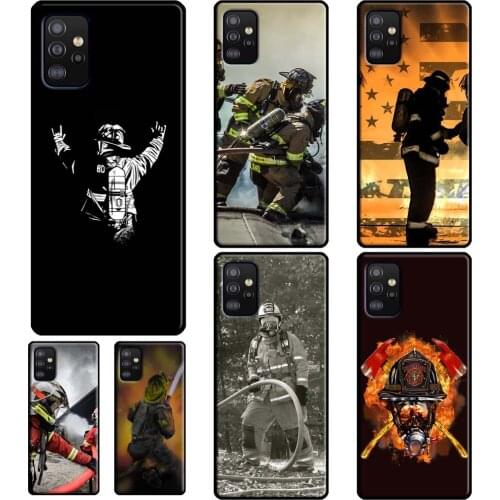 Fireman Firefighter Case For Samsung A52 A42 A32 A12 A72 A20e A21S A11 A31 A41 A51 A71 A02 A10 S A30 A50 A70