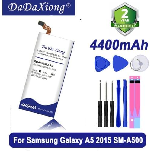 Da Da Xiong 3800mAh EB-BA500ABE Battery for Samsung Galaxy A5 A5000 A5009 SM-A500F A500F SM-A500 A500 Cell Phone Battery