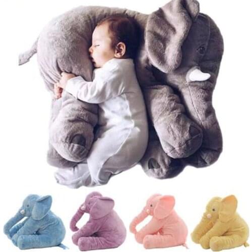 Baby Pillow Elephant Feeding Cushion Children Room Bedding Decoration 53cm Bebe Bed Crib Car Seat Kids Plush Toys Christmas Gift