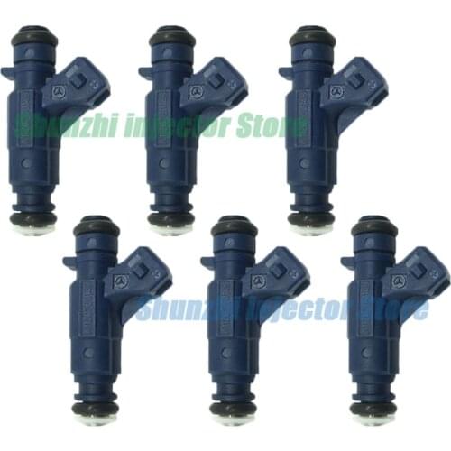 6pcs Fuel Injector Nozzle For Mercedes-Benz SLK320 W210 E320 E280 2.8L 3.2L V6 0280156014 A1120780149 1995-2004