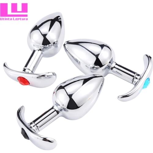 Intimate Metal Anal Plug With Masturbador Masculino Butt Plug Electro Sex Vibrator Anal Bead Anu Dilator Anal Toys for Men/Women