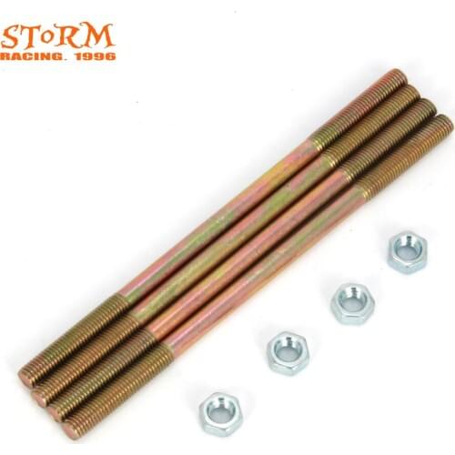 Motorcycle Part Engine Head Stud Bolts Nuts Engine Cylinder Barrel For Yamaha PW80 BW80 PY80 JS80PY LC80PY Motorcross