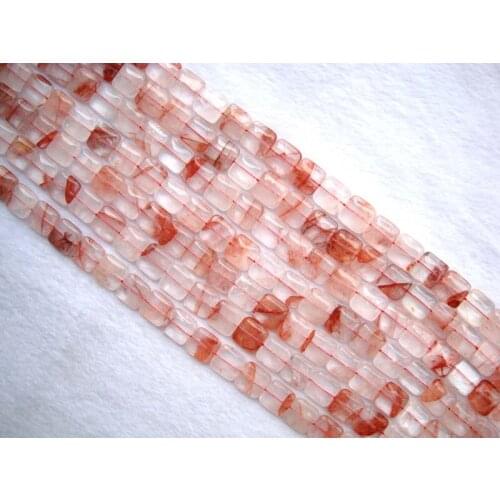 Natural Red Quartz Flat Square 15*15mm Loose Beads For Jewelry Making DIY Bracelet Necklace Earrings