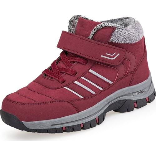 2020 New Women Boots Waterproof Snow Boots For Winter Shoes Women Ankle Botas Mujer Warm Winter Boots Outdoor Walking Shoes