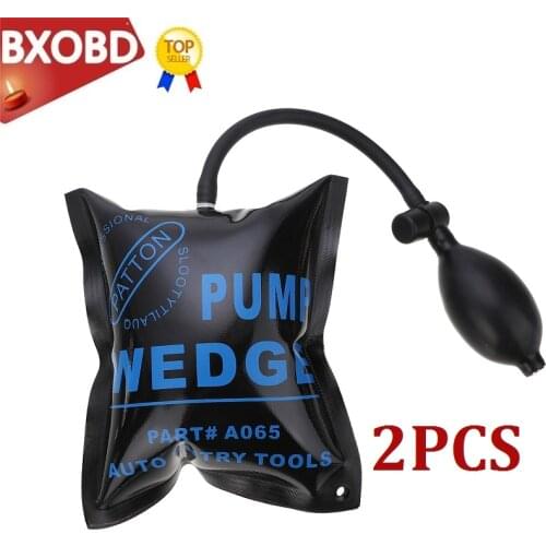 New Air Wedge Pump Up Bag 2pcs Locksmith Supplies Pump 170 * 150mm Car Door Window Frame Fitting Install Shim Wedge Tools Set