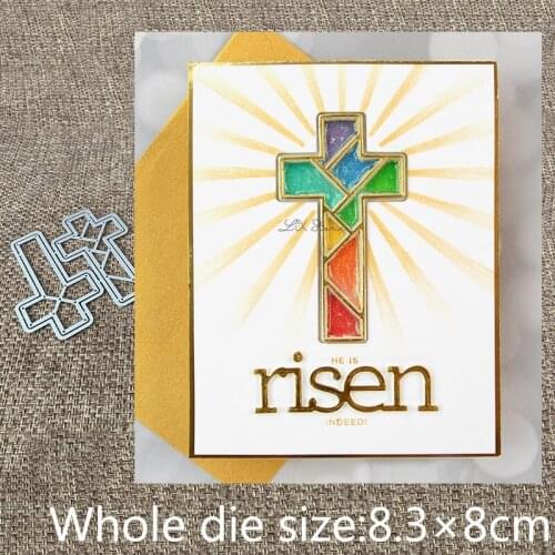 New Design Craft Metal stencil mold Cutting Dies cross decoration scrapbook die cuts Album Paper Card Craft Embossing