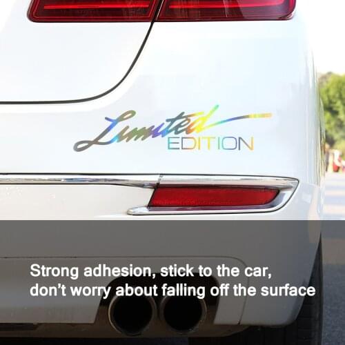 Creative LIMITED EDITION Car Sticker Strong Adhesion PVC Auto Window Decal Waterproof Rainproof Car Sticker Decoration Funny