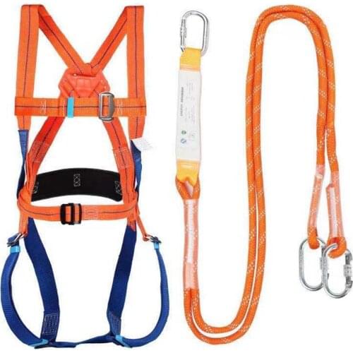 High-Altitude Safety Belt Outdoor Fall Protection Rope Suit Construction Site Electrician Safety Belt Five-Point Wear-Resistant