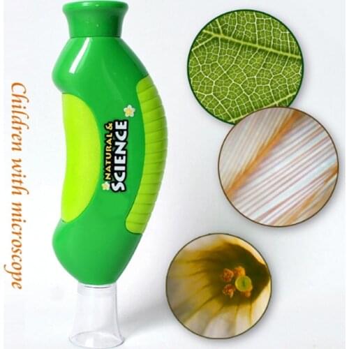 Hand-held Biologic Microscope Model Educational Science Models Diy Toys for Children Physics Science Manual Invention Logic Game