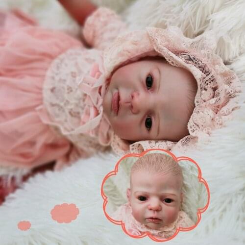 Reborn Baby silicone dolls Cute Girl Soft body 22 inch bebes reborn realista bonecas Gift For Kids Playmates toys
