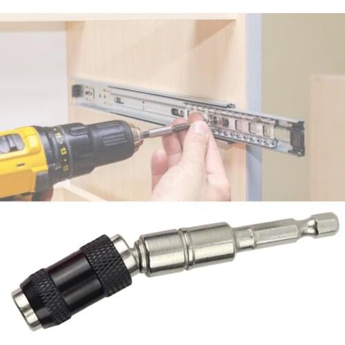 Hex Socket Extension Bar High Hardness High Torque Strong Magnet Hexagonal Sleeve Connecting Rod for Electrical Drills