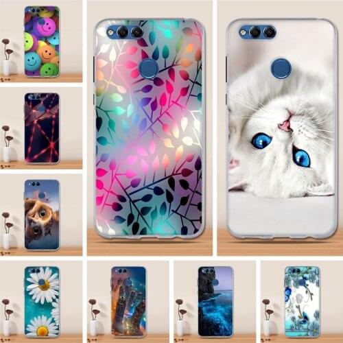 Protective Case For Huawei Honor 7X Case TPU Silicon Cover For Huawei Honor 7X Cover Phone Coque For Huawei Honor 7X Capa Bumper