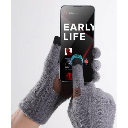 Winter Knit Touchscreen Gloves Unisex non-slip Warm Gloves Elastic Anti-slip Gloves For Cycling Working Driving Outdoor