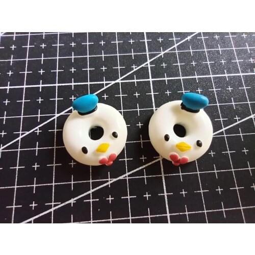 1pcs/lot resin flat back cat doughnut 19mm simulation of food Cabochon Scrapbook DIY phone decoration