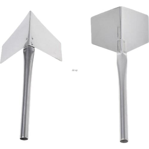 1 Pc Stainless Steel Garden Metal Handle 90 Degree Drywall Outdoor Corner Trowel