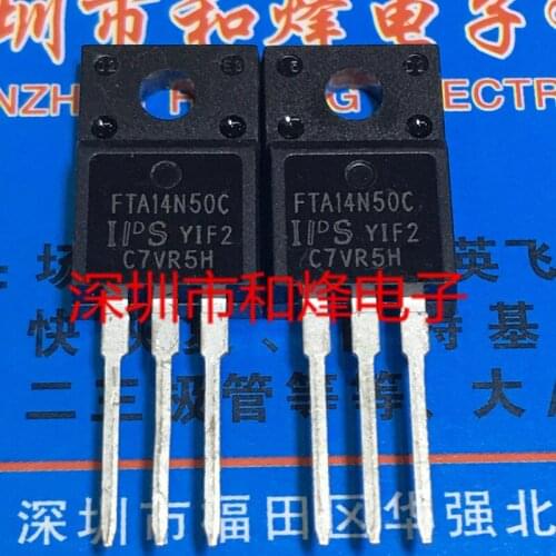 100% New&original FTA14N50C TO-220F 5pcs/lot