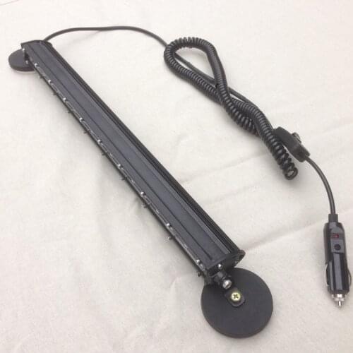 12-24v Slim Car led light bar Offroad Auto headlight Bumper Roof Magnetic bracket Led driving light 54w Single Row 4x4 Spotlight