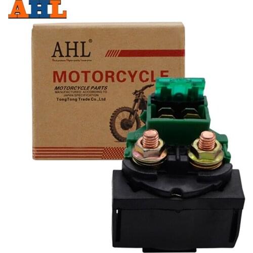 AHL Street Motorcycle Starter Solenoid Relay Ignition Key Switch For Honda GOLD WING GL1100 GL1100A Aspencade 82-83