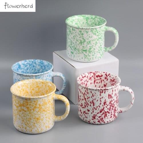 Large Capacity Ink Style Ceramic Mug Coffee Mug Tea Cup Coffeeware Retro Porcelain Coffee Cup Milk Cup