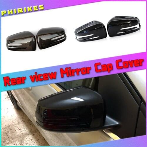 Car Wing Mirror Rearview Black Case Cover Housing L/R For Mercedes-Benz C-Class W176 W246 W204 W212 W221 CLS X156 C117