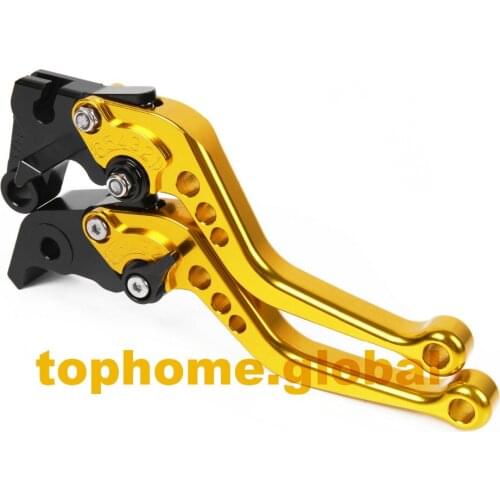 For Suzuki GSF600 Bandit 1995 - 1999 Short CNC Clutch Brake Levers Gold Bandit 600 1996 1997 1998