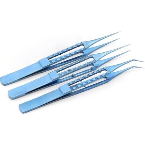 11.5cm Titanium Hair Transplant Surgical Forceps, Hair Implanting Instruments