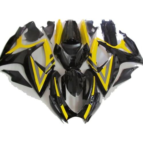 Injection Plastic fairing kit for SUZUKI GSXR 600 750 2006 2007, Yellow Black Silver Fairings GSXR600 GSXR750 k6 k7 PL299