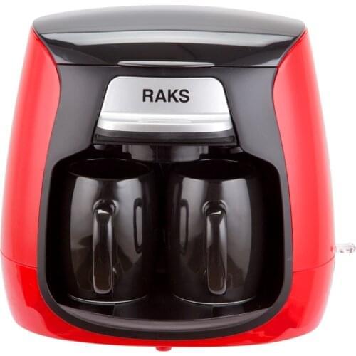 Filter Coffee Machine, Coffee Machine Size 300 ML for Two, Ceramic Cups Inculuded