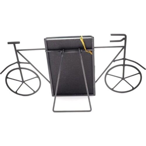 Q0KF Creative Iron Metal Bicycle Photo Picture Frame Home Room Table Decoration Gifts