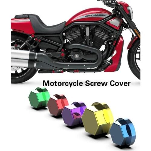 Motorcycle Screw Cap 30pcs Modification Head Screw Cover Decoration Creative Plating Color Screw Cap Screw Protect