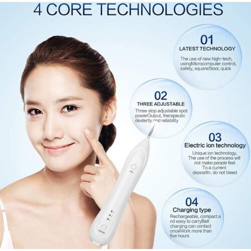 Point Mole Pen Laser Freckle Dark Spot Removal Beauty Instrument Mole Tattoo Removal Laser Plasma Pen Machine Dropshipping