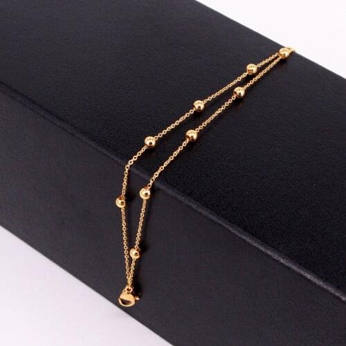 Hot selling fashion new double-Layer With Nine Steel ball bracelet for women Womens jewelry wholesale B601