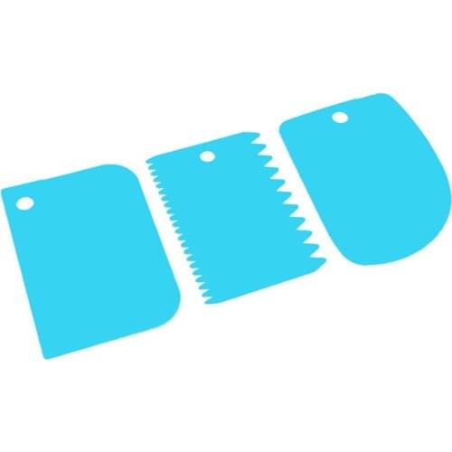 3PCS/Lot Cream Spatula Dough Cake Cutter Slicer Decorating Fondant DIY Pastry Cook Baking Tool Kitchen Accessories HOT SELL