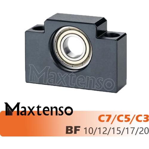 MAXTENSO Support Unit Professional BF10 BF12 BF15 BF17 BF20 supported-side C3 C5 C7 for ball screw TBI sfu 1204 Premium bk12