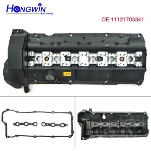 11121703341 New Engine Cylinder Head Valve Cover w/ Gasket & Bolts N52 For BMW 528i M3 E36 M52 S52 323 328 E39 528 Z3 1998 1999