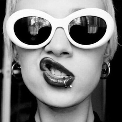 2021 New Vintage Fashion Round Women Sunglasses Classic Brand Design Men Luxury Sun Glasses Small Frame Plastic Glasses Uv400