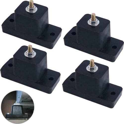New arrival 4 Pack Cushion Air Conditioner Rubber Vibration Mounting Bracket Shock Absorbing Anti-Vibration Isolator Pads